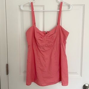 FINAL PRICE Patagonia Coral Hemp Cotton Blend Babydoll Tank Top Size 8